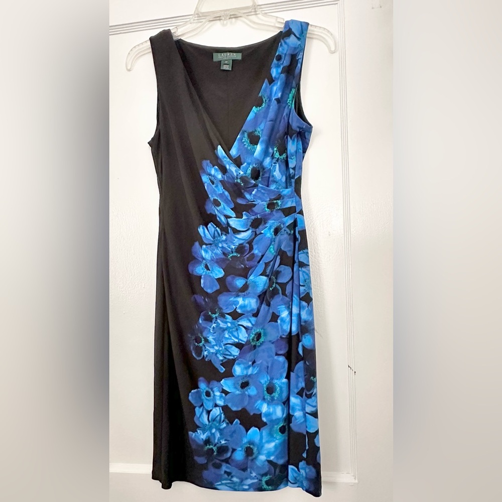 Ralph Lauren Blue Floral Dress